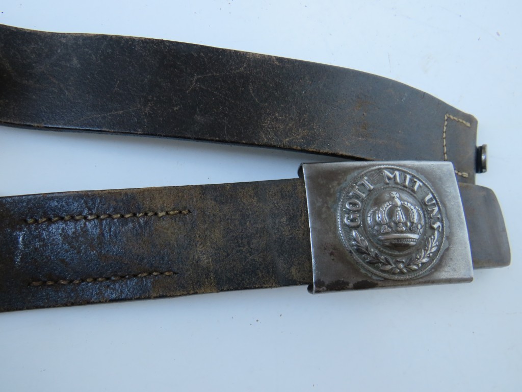 WORLD WAR ONE IMPERIAL GERMAN BELT AND BUCKLE | Malcolm Wagner Militaria